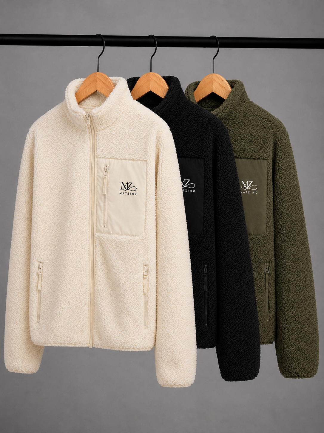 Unisex Fleece Jacke "Bonded Sherpa"